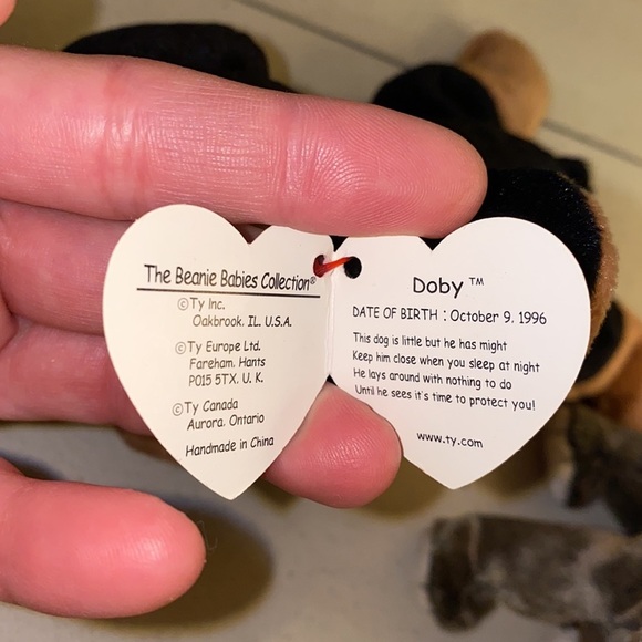 2 beanie babies Ty stuffed animals Doby & Trumpet​ - Picture 3 of 3